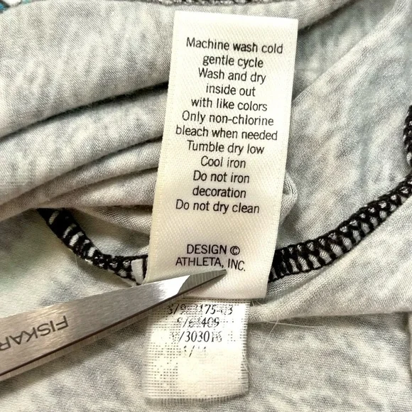 ATHLETA Women’s Santorini Ombré Boho Geometric Sleeveless Tank Dress Size‎ Small - Picture 12 of 14